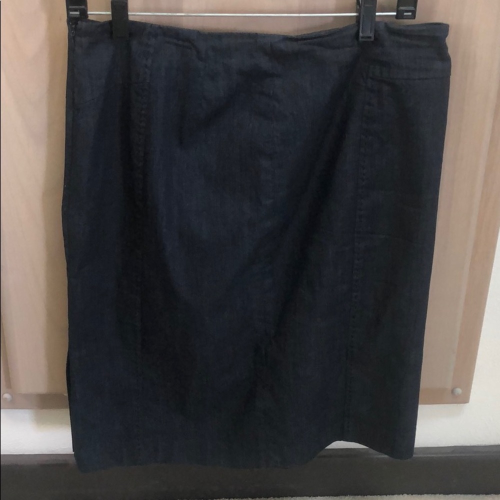 Ann Taylor Loft blue skirt